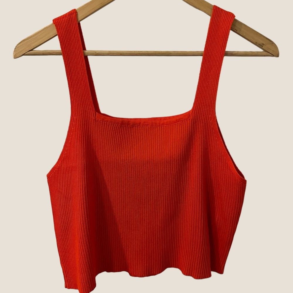 SHEIN Square Neck Crop Tank